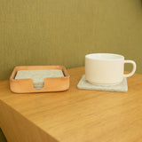 Kobon Natural Leather Tray, Square