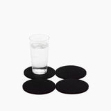 Merino Wool Felt Coaster Sets, Round - Assorted Colors