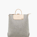 Bedford Merino Wool Felt Backpack, Granite / Natural