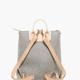 Bedford Merino Wool Felt Backpack, Granite / Natural