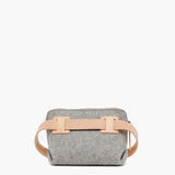 Bedford Merino Wool Felt Belt Bag, Granite / Natural
