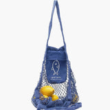 Ami Net Market Tote, Horizon