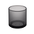Hasami Porcelain grey glass tumbler, modern design, perfect for various beverages, stackable and stylish.