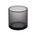 Hasami Porcelain grey glass tumbler, modern design, perfect for various beverages, stackable and stylish.