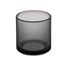 Hasami Porcelain grey glass tumbler, modern design, perfect for various beverages, stackable and stylish.