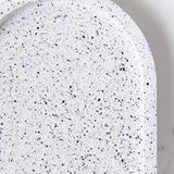 Oval Tray, White Granite Terrazo