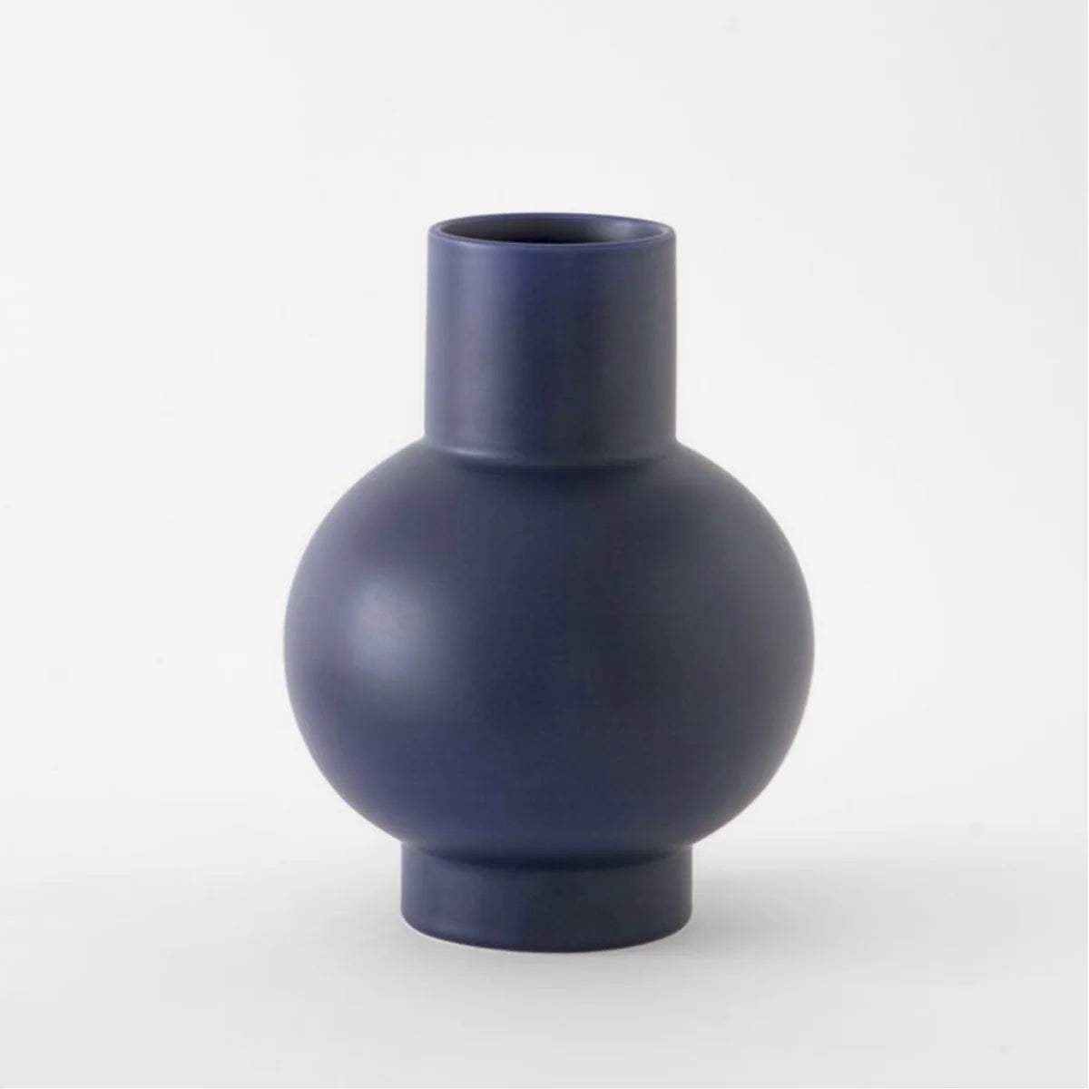Extra Large Navy blue vase on a white background