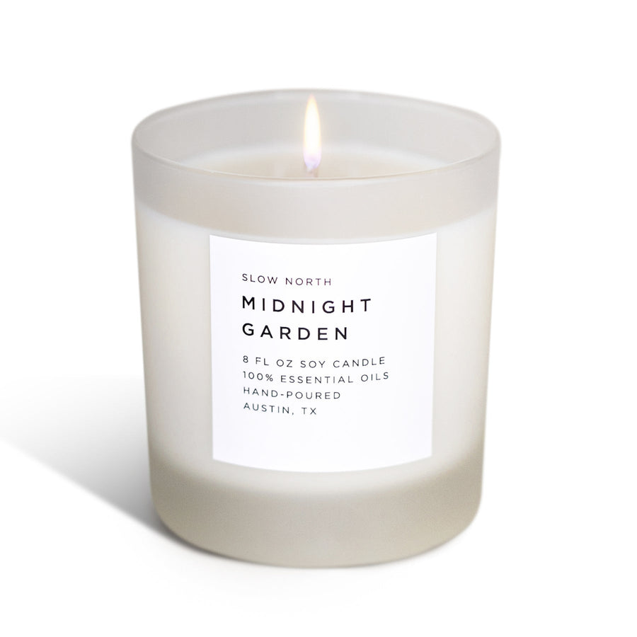 Slow North 'Midnight Garden' Scented Candle, Three Sizes