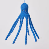 Octo-Blue Octopus Ornament