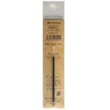 Anterique Stationers Ultra-low Viscosity Brass Ballpoint Pen - .5 mm, Pitch Black