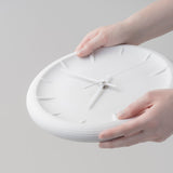 Relief Clock, White