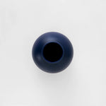 Navy Blue Round Vase Top view