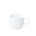Hasami Porcelain 11 oz. white mug, modern design, multifunctional and stackable for versatile kitchen use.