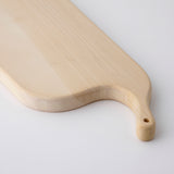 Gingko Wood Cutting Board, Large with Handle