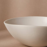 Dadasi Stoneware Serving Bowl, Matte White