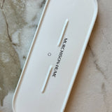 Deco Oval Catchall Trays, White