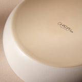 Stoneware Shallow Serving Bowl | EWA 60 oz: Matte White