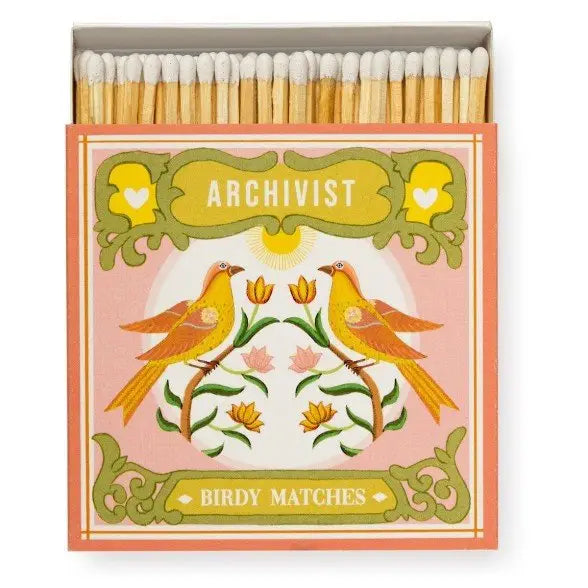 Archivist Gallery Matchboxes, Ariane's Birdy Matches