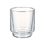 Hario Double-Walled Glass Matcha Cup 370mL, Clear