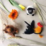 Handmade Felt Sheep Ornament