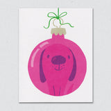 Beagle Bauble Holiday Card