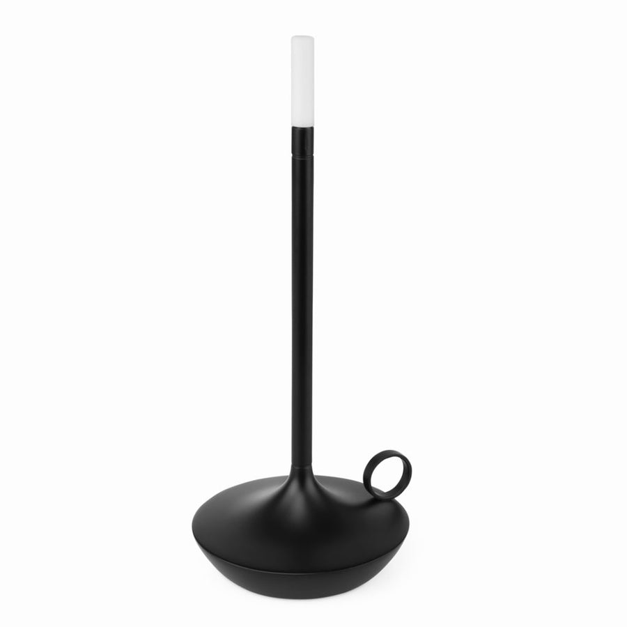Wick Portable Table Lamp, Black