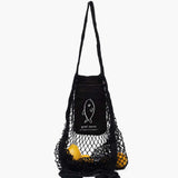 Ami Net Market Tote, Black