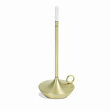 Wick Portable Table Lamp, Brass