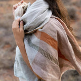 MUNGO Linen Scarf, Clay