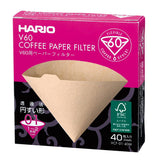 Hario V60 Paper Filters: White / 100 Sheets 02