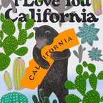 Cactus Bear Print