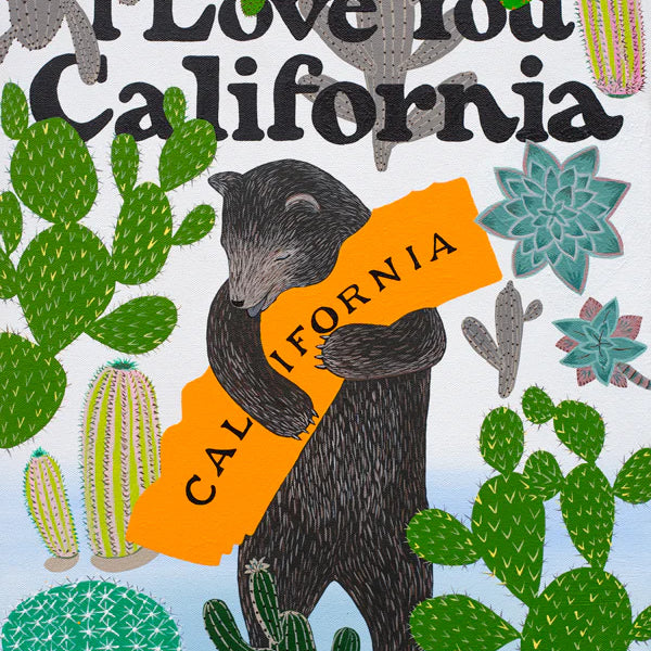 Cactus Bear Print