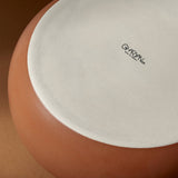 Stoneware Shallow Serving Bowl | EWA 60 oz: Matte Terracotta