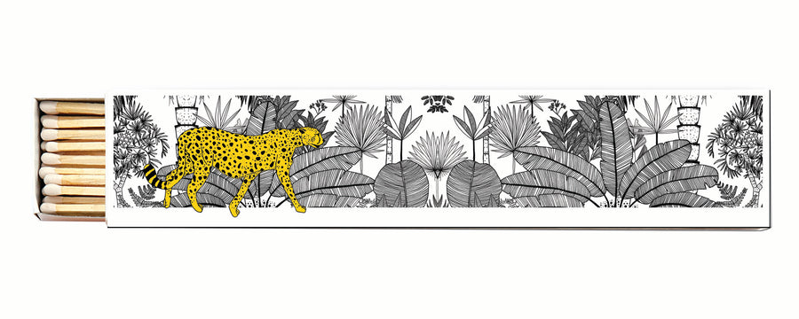 Archivist Gallery Matchboxes, Cheetah in White Jungle