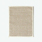 rectangular beige sasawashi bath mat
