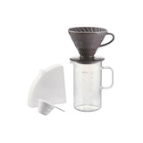 Hario Crafts Science Beaker Server and Ceramic Dripper Set