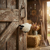 Handmade Felt Sheep Ornament
