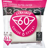 Hario V60 Paper Filters: White / 100 Sheets 02