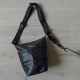 Lambwolf Collective Bucket Bag, Black Vegan Leather