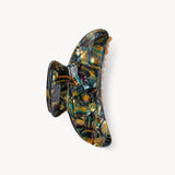 Machete Heirloom Hair Claw in Green Tortoise