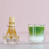Hario Double-Walled Glass Matcha Cup 370mL, Clear