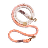 Found My Animal - Original Adjustable, Peach Cotton Rope Dog Leash
