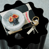 Marble Facet Tray, White Carrara Marble