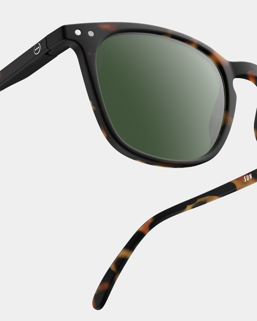 Trendy SUN glasses #E Tortoise Polarized Trapeze - Izipizi