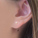 Mini Diamond Star Studs