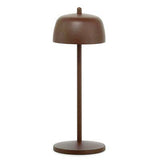 Theta Cordless Table Lamp, Rust