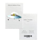 UFO Vinyl Sticker by Felix Doolittle