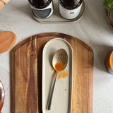 Deco Oval Catchall Trays, White