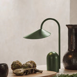 Arum Portable Cordless Lamp, Green Grass