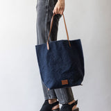 Hana Canvas Tote, Midnight